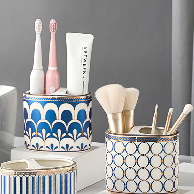 Vivolux | Luxuriöser Art Deco Badezimmer-Accessoireshalter