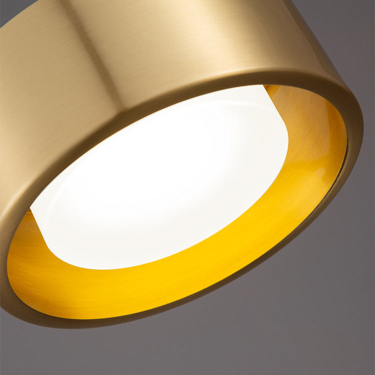 Vivolux | Minimalistische Runde Zylinder Eisen LED Pendelleuchte für Schlafzimmer