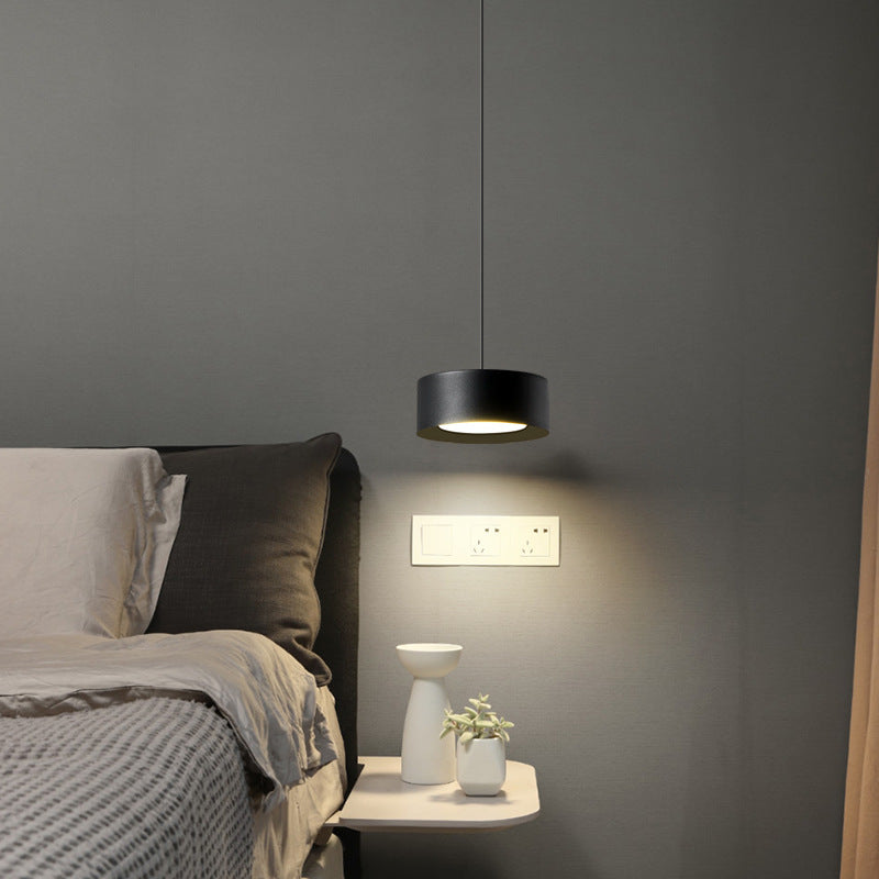 Vivolux | Minimalistische Runde Zylinder Eisen LED Pendelleuchte für Schlafzimmer