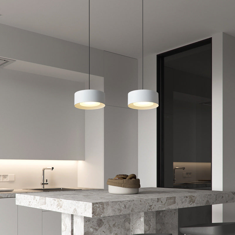 Vivolux | Minimalistische Runde Zylinder Eisen LED Pendelleuchte für Schlafzimmer