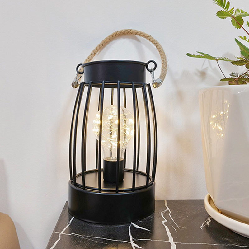 Vivolux | Moderne Minimalistische Vertikale Streifen Quadrat Rund Eisen LED Tischlampe Für Wohnzimmer