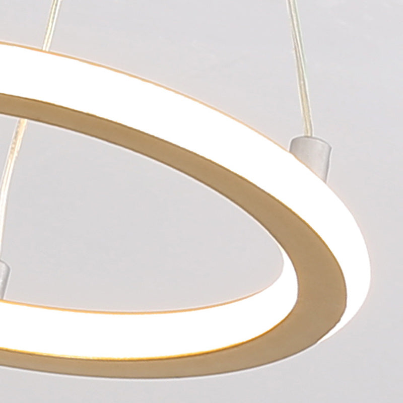 Vivolux | Zeitgenössische Nordische Runde Metall Silica LED Semi-Flush Mount Deckenleuchte für Flur