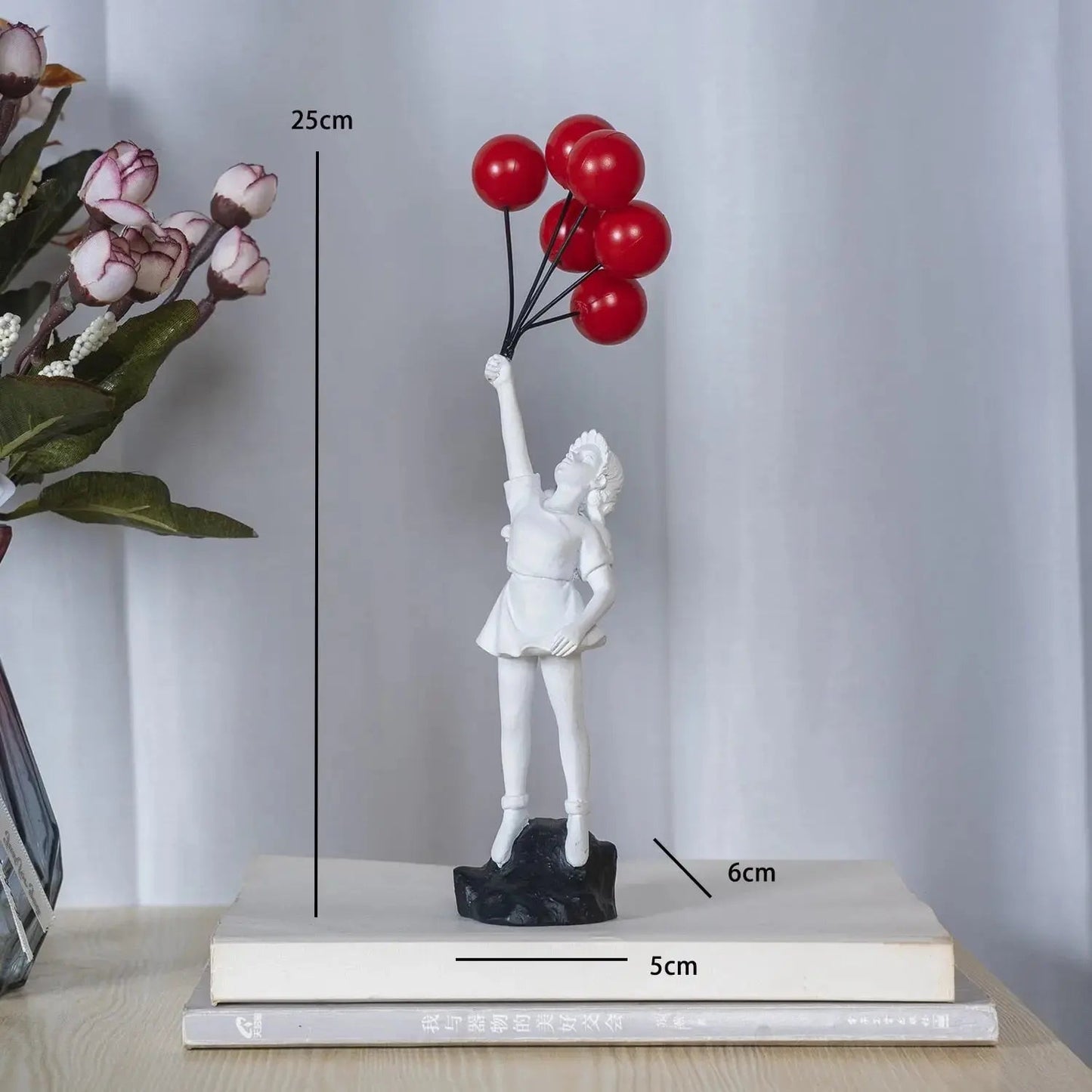 Vivolux | Banksy fliegendes Ballonmädchen Statue