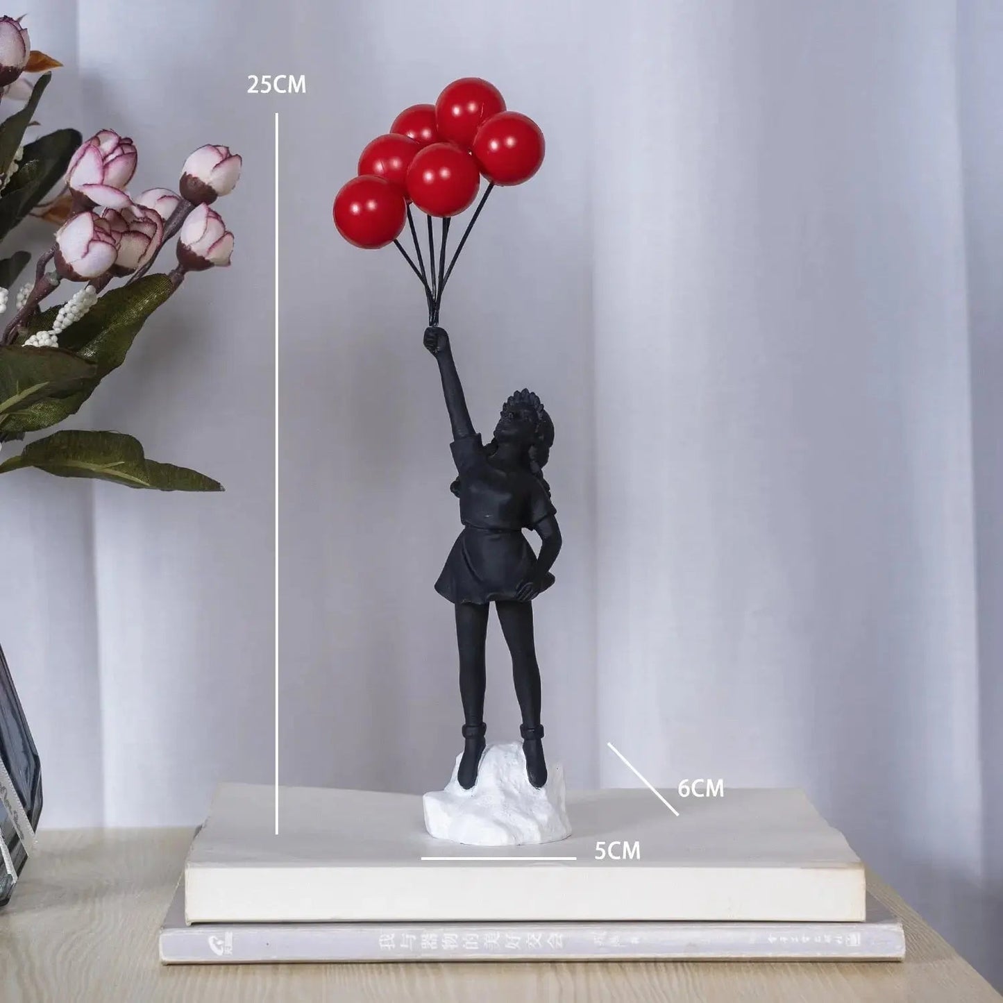 Vivolux | Banksy fliegendes Ballonmädchen Statue