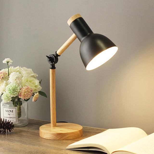 Vivolux | Nordische Schreibtischlampe aus Holz