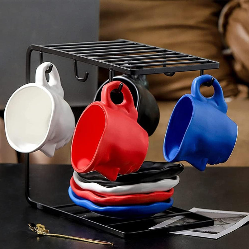 Vivolux | Kyssnades Gesicht keramische Kaffeetasse