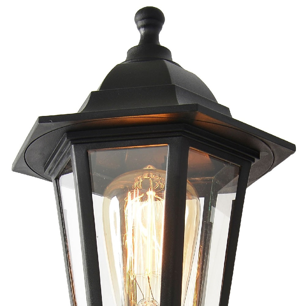 Vivolux | Schwarze Outdoor Vintage Aufhängelampe mit PIR