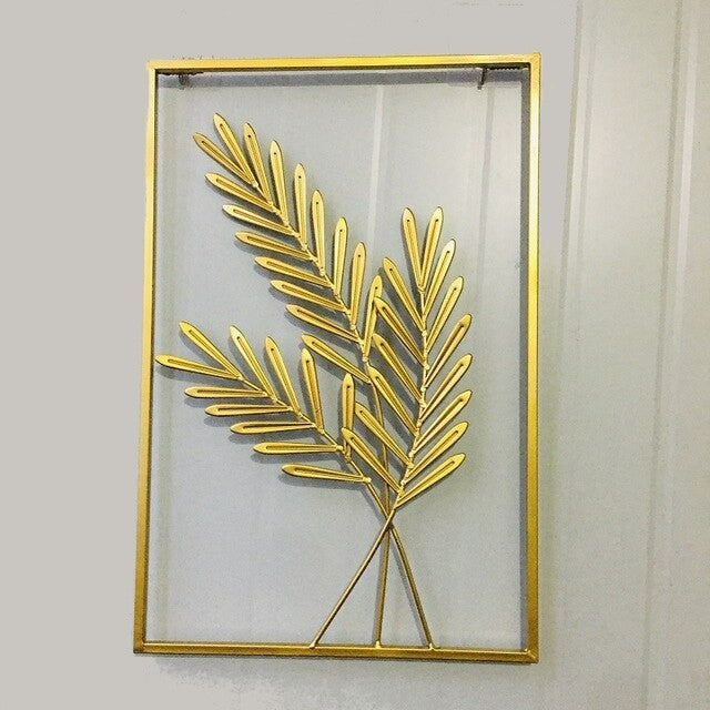 Vivolux | LuxiLeaf - Goldene Wanddekoration