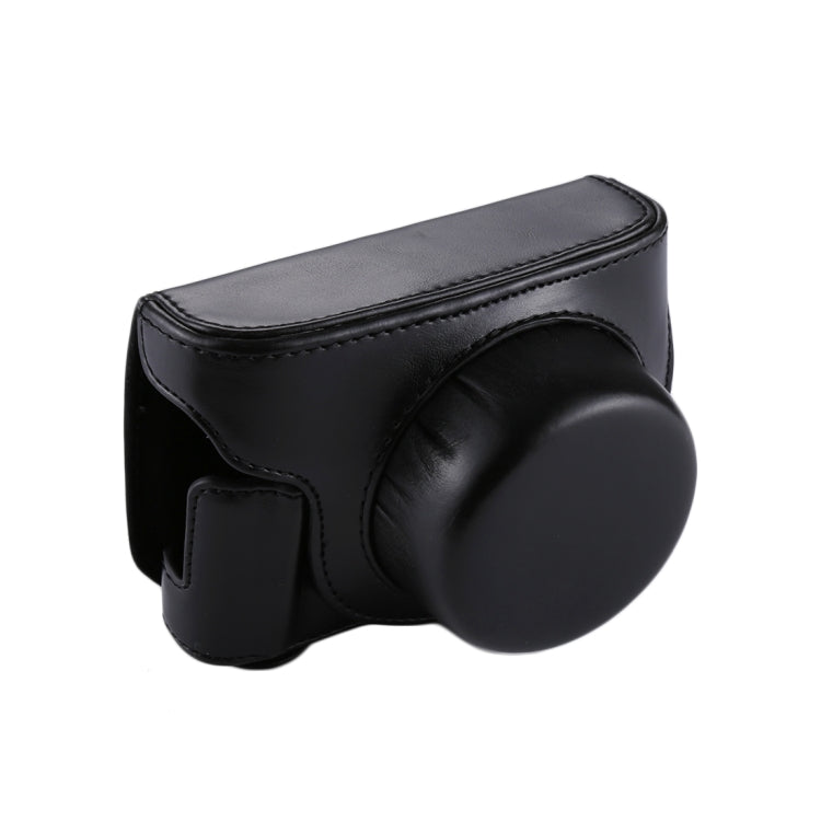 Vivolux | Volledige Body Camera PU Leren Cameratas met Strap voor Panasonic Lumix GF7 / GF8 / GF9 (12-32mm / 14-42mm Lens)(Zwart)