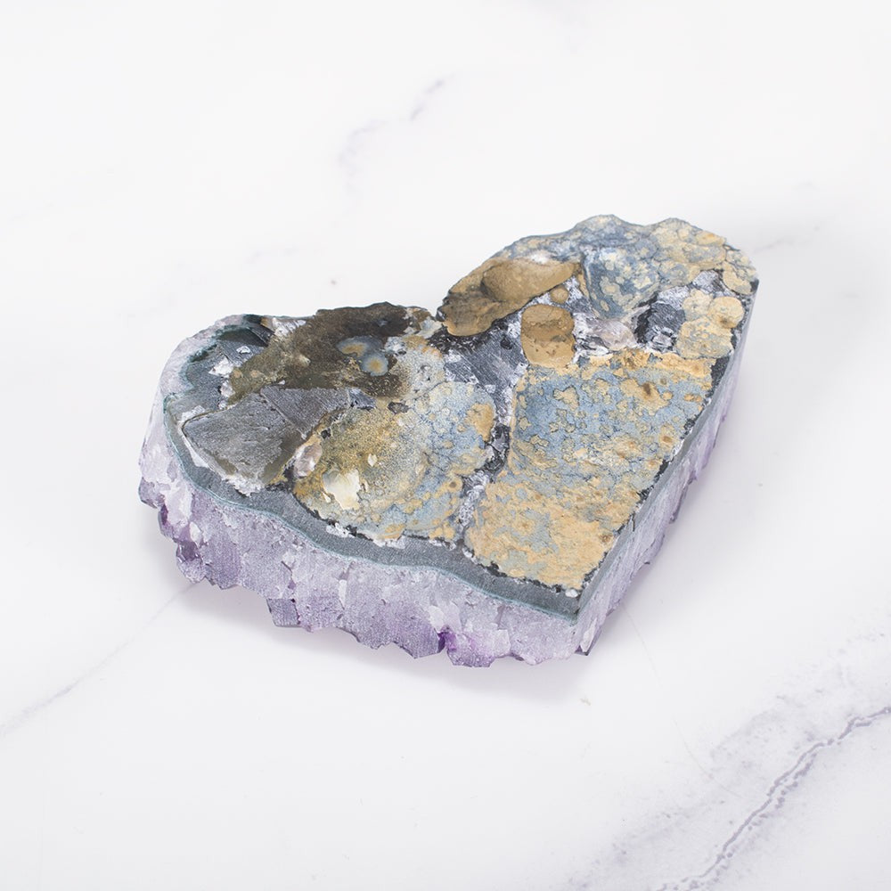 Vivolux | Amethyst Cluster Herz