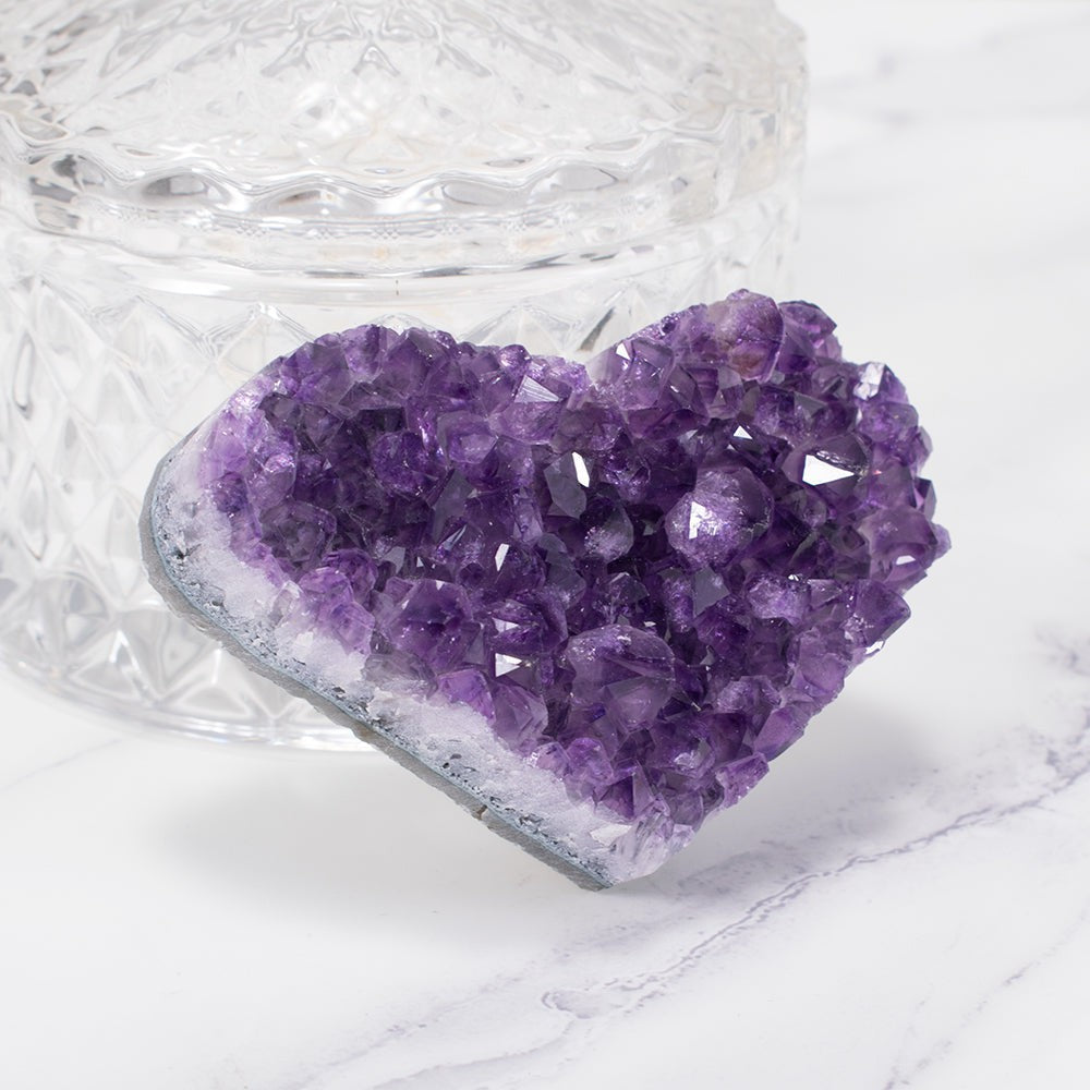 Vivolux | Amethyst Cluster Herz