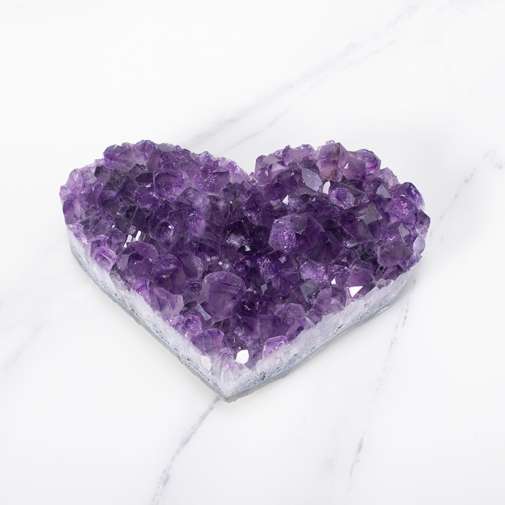 Vivolux | Amethyst Cluster Herz