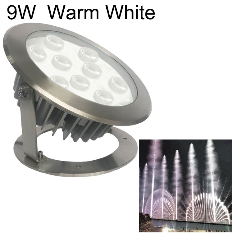 Vivolux | 9W Quadrat Park Landschaft LED Unterwasserlicht Poollicht (Warmweißes Licht)
