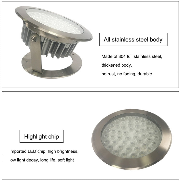 Vivolux | 9W Quadrat Park Landschaft LED Unterwasserlicht Poollicht (Warmweißes Licht)