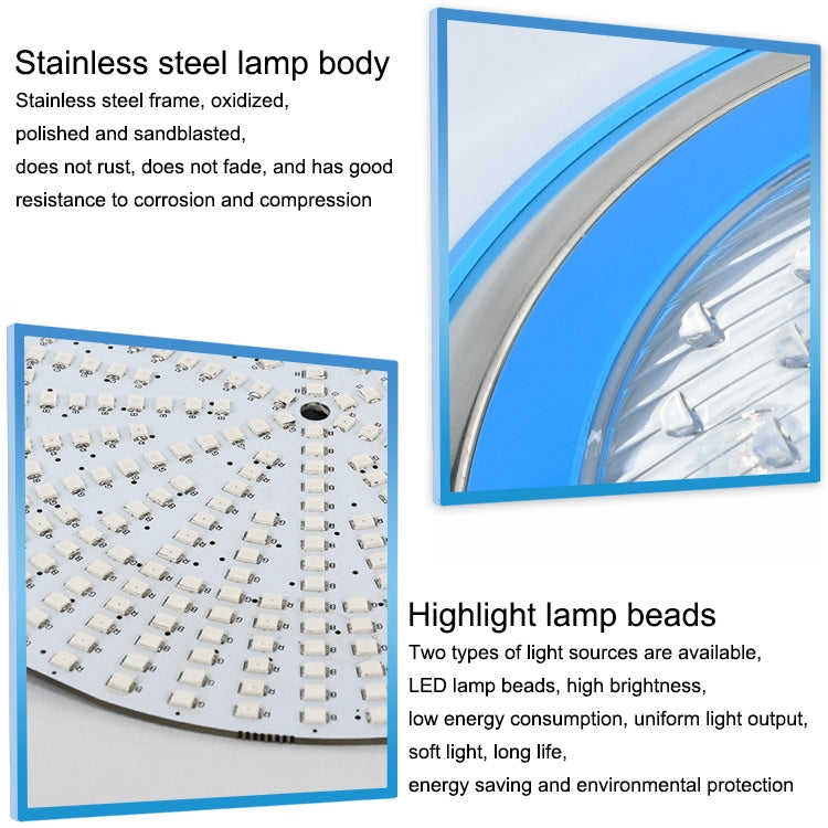 Vivolux | 18W LED Edelstahl Wandmontierte Poollicht Landschaft Unterwasserlicht (Buntes Licht)