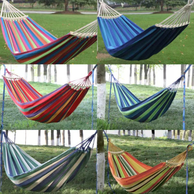 Vivolux | Outdoor Doppelter Dick Canvas Hängematte Innen Schaukel, Größe:200x100cm(Dunkelblau)