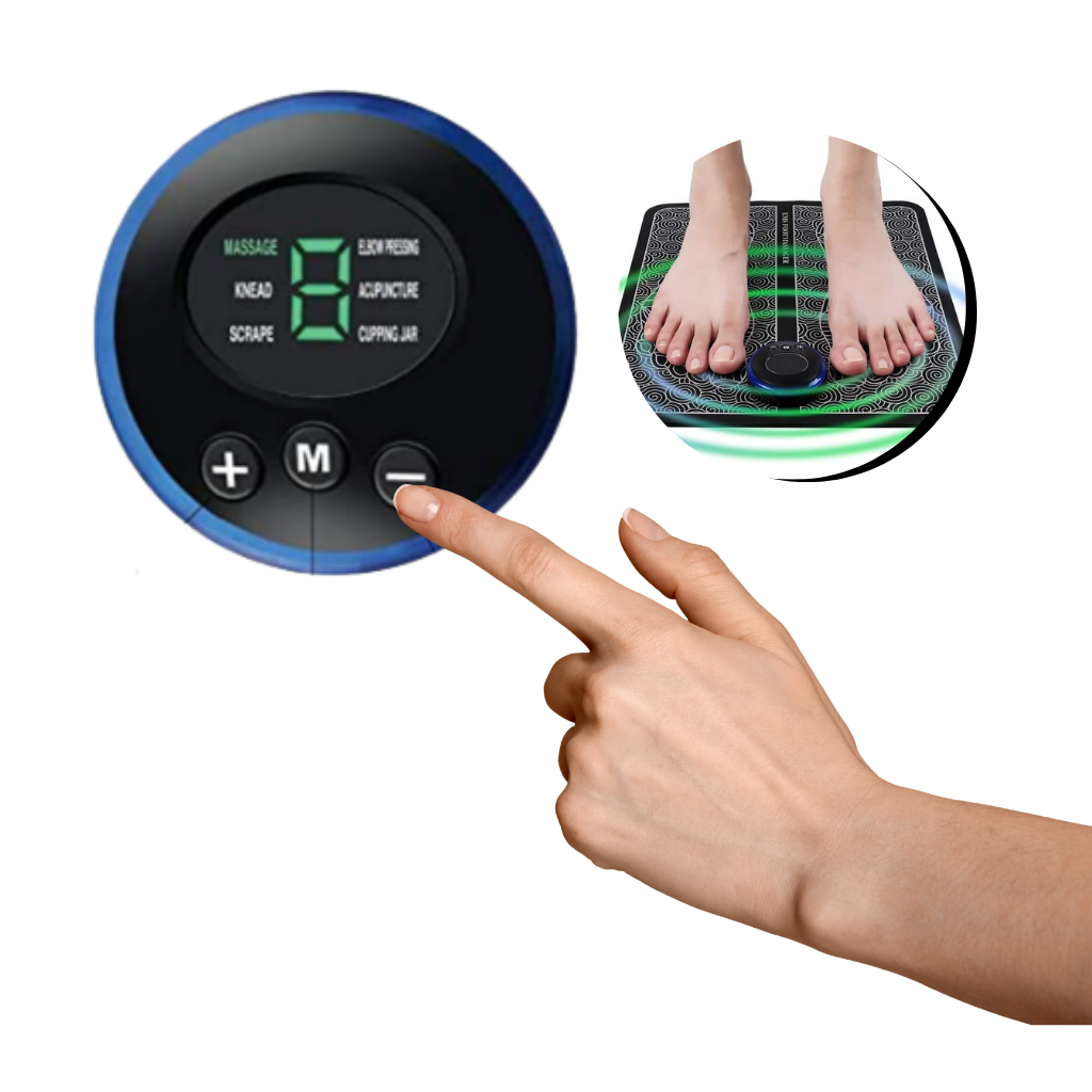 Vivolux | Regenerierendes EMS-Fußmassagegerät – Entspannung und Schmerzlinderung für Ihre Füße