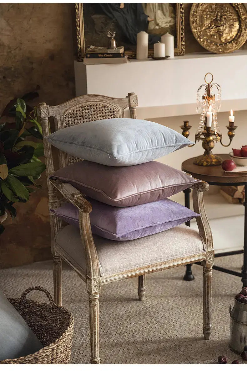 Vivolux | VelvetLuxe – Elegante Samt-Kissenbezug mit raffinierten Details