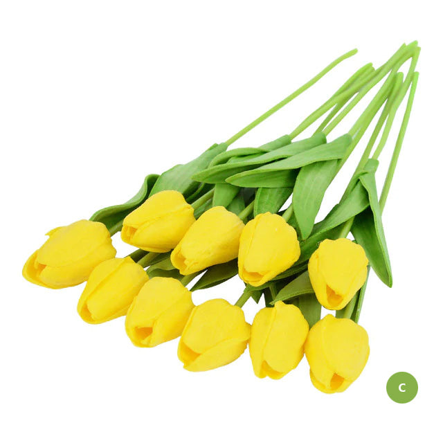 Vivolux | Mode-Tulpen Kunstblumen Für wartungsfreie kreative Wohnkultur Florale Displays Für Wohnzimmer Esszimmer Nordic Home Dekoration