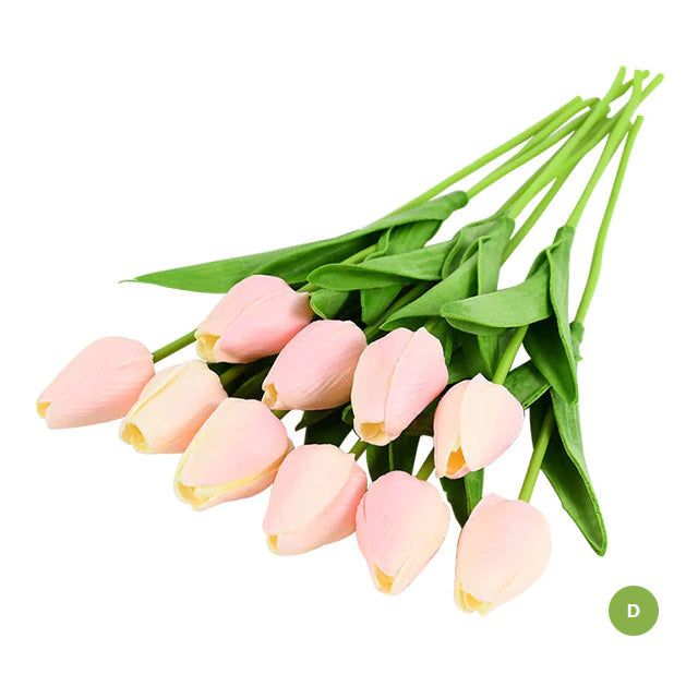Vivolux | Mode-Tulpen Kunstblumen Für wartungsfreie kreative Wohnkultur Florale Displays Für Wohnzimmer Esszimmer Nordic Home Dekoration