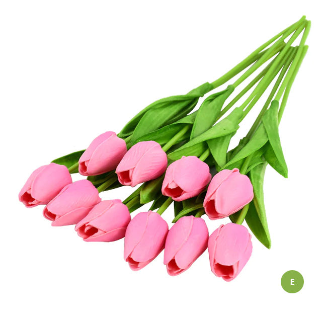 Vivolux | Mode-Tulpen Kunstblumen Für wartungsfreie kreative Wohnkultur Florale Displays Für Wohnzimmer Esszimmer Nordic Home Dekoration