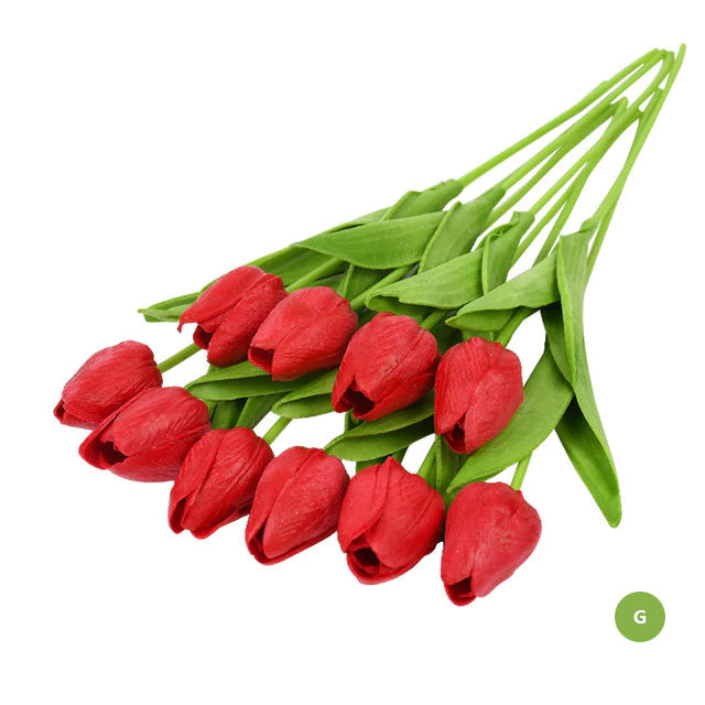 Vivolux | Mode-Tulpen Kunstblumen Für wartungsfreie kreative Wohnkultur Florale Displays Für Wohnzimmer Esszimmer Nordic Home Dekoration