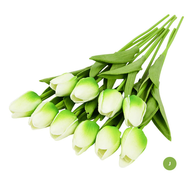 Vivolux | Mode-Tulpen Kunstblumen Für wartungsfreie kreative Wohnkultur Florale Displays Für Wohnzimmer Esszimmer Nordic Home Dekoration