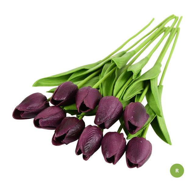 Vivolux | Mode-Tulpen Kunstblumen Für wartungsfreie kreative Wohnkultur Florale Displays Für Wohnzimmer Esszimmer Nordic Home Dekoration