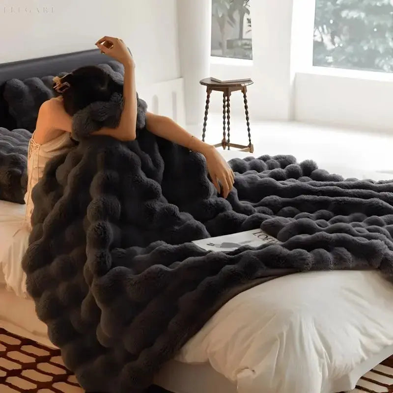 Vivolux | Wärmende Decke – warme Decke für den Winter – Sofa