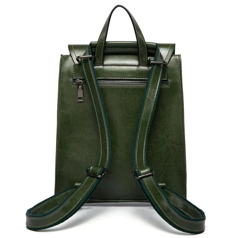 Vivolux | Trendiger Leder Rucksack für Frauen - Stilvoll, Vielseitig & Nachhaltig