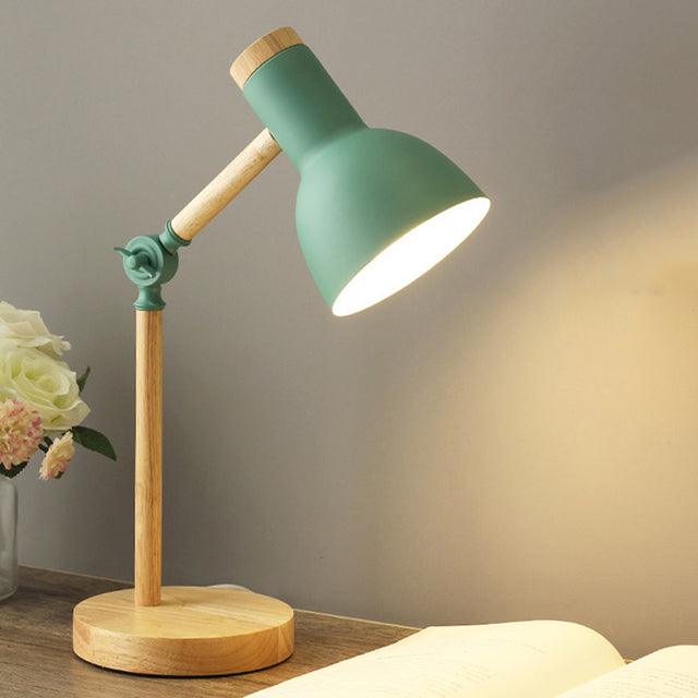 Vivolux | Nordische Schreibtischlampe aus Holz
