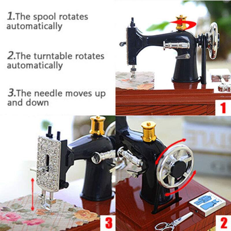 Vivolux | Mini Craft Retro Nähmaschine Dekor