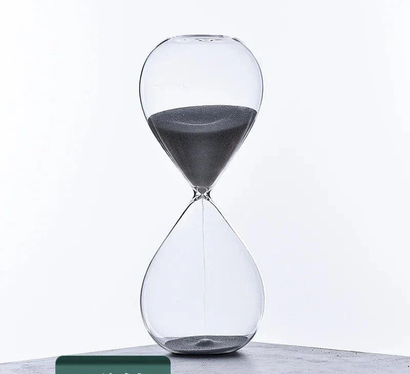 Vivolux | Glas Sanduhr Timer | Stilvolle Dekoration mit 5/10/30/60 Minuten Zeitangabe