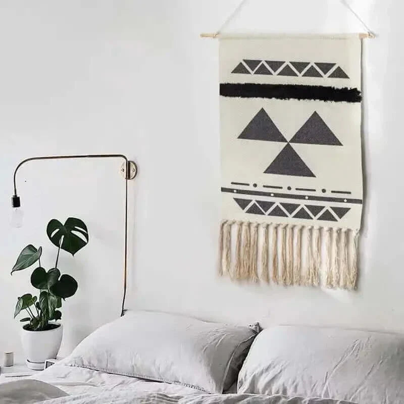 Vivolux | Macrame Hängender Baumwollteppich