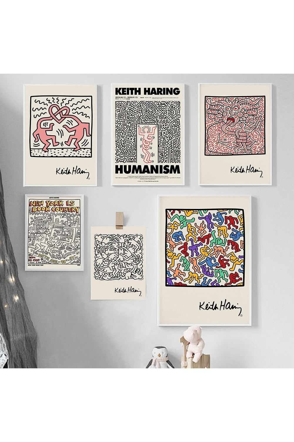 Vivolux | Keith Haring Inspiriertes Leinwandkunst