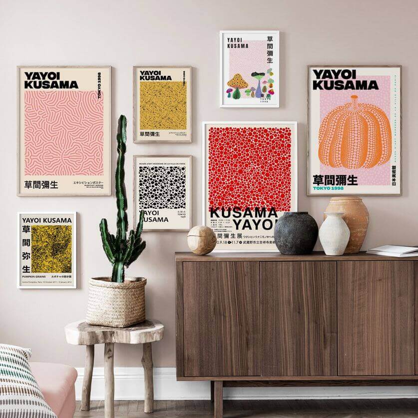 Vivolux | Yayoi Kusama Abstrakt Premium Poster