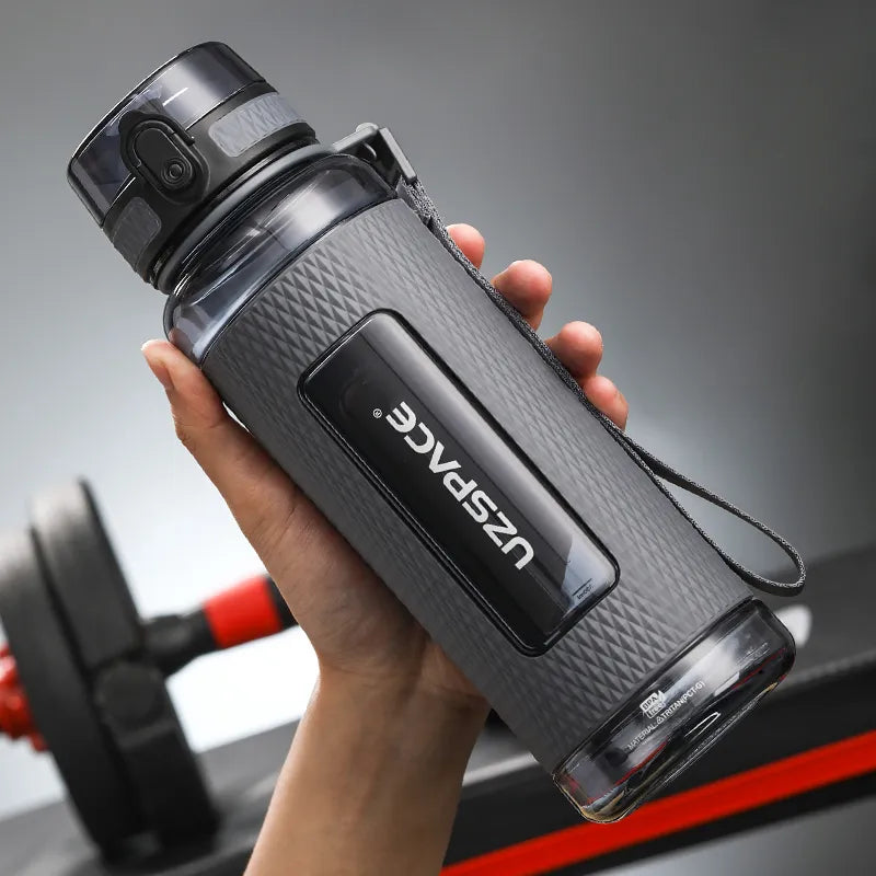 Vivolux | UZSPACE Sport-Wasserflaschen, BPA-frei, tragbar, sturzsicher, auslaufsicher, großes Fassungsvermögen, Fitness-Wasserkocher, Tritan-Kunststoff-Trinkflasche