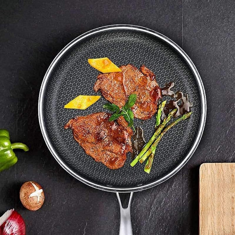 Vivolux | Bratpfanne mit Pixel-Technologie | Hochwertige Antihaftbeschichtung | Perfekt für gleichmäßiges Braten | Robustes Design