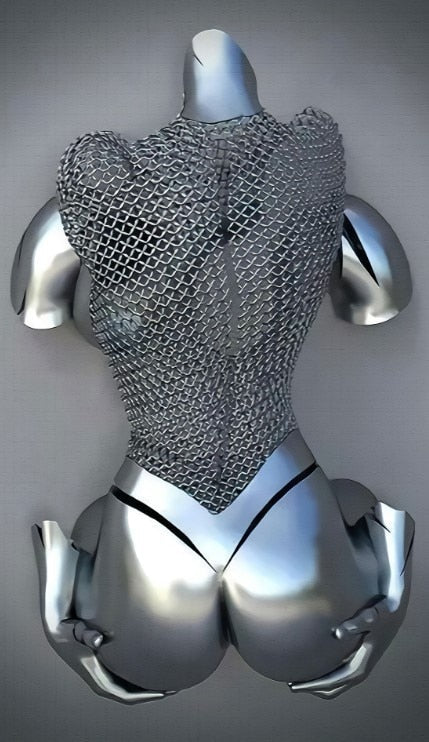 Vivolux | Metallfigur Statues Stile Abstraktes Leinwandgemälde Paare Wandkunst Liebes-Skulptur Poster Druck Wohnkultur Wohnzimmer Geschenke