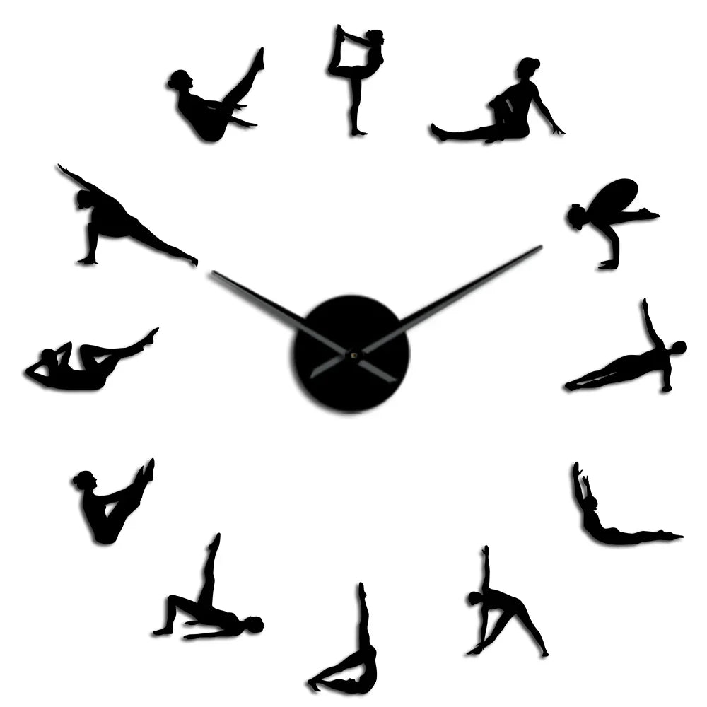 Vivolux | Pilates Posen DIY Wanduhr