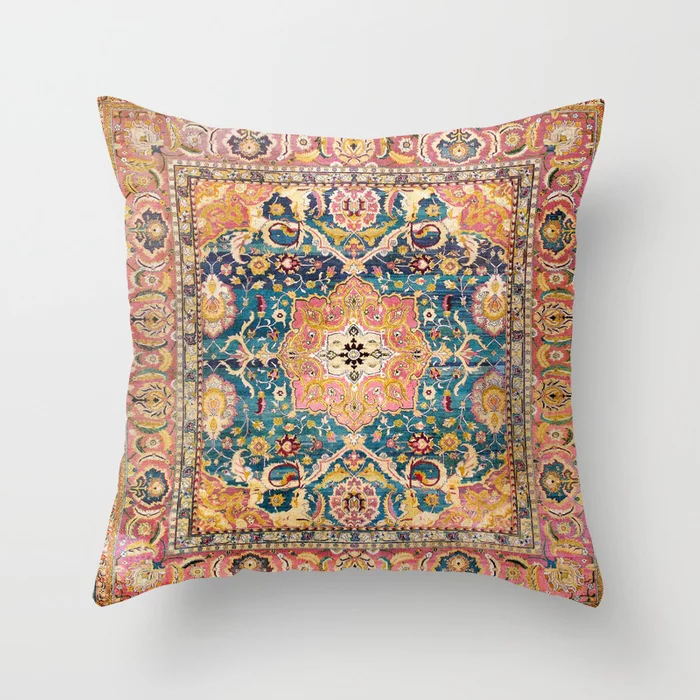 Vivolux | Nordischer Kissenbezug im marokkanischen Stil, indisches Boho-Luxus-Wohnzimmer-Schlafzimmer-Kissenbezug, Lendenkissen, Heimdekoration