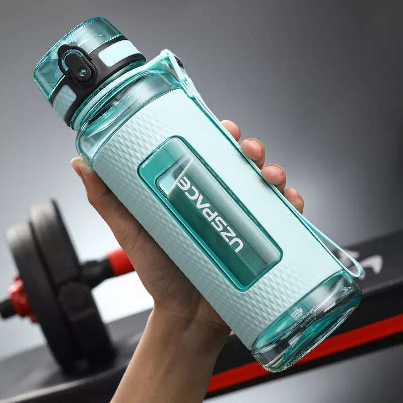Vivolux | UZSPACE Sport-Wasserflaschen, BPA-frei, tragbar, sturzsicher, auslaufsicher, großes Fassungsvermögen, Fitness-Wasserkocher, Tritan-Kunststoff-Trinkflasche