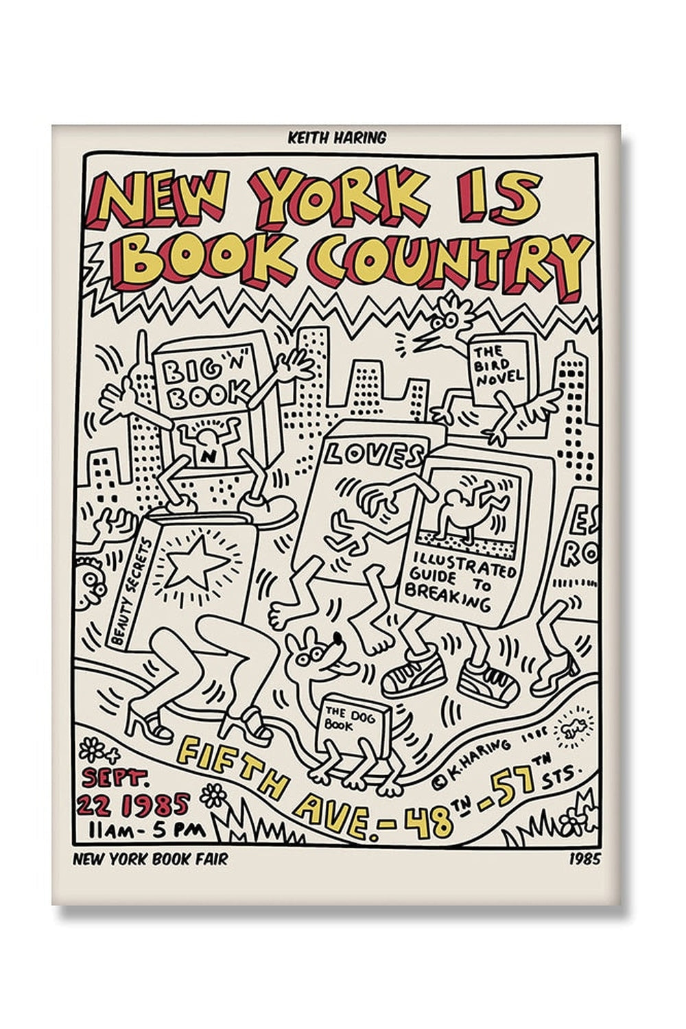 Vivolux | Keith Haring Inspiriertes Leinwandkunst