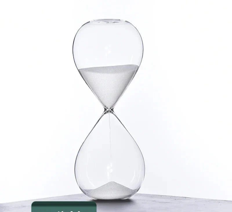 Vivolux | Glas Sanduhr Timer | Stilvolle Dekoration mit 5/10/30/60 Minuten Zeitangabe