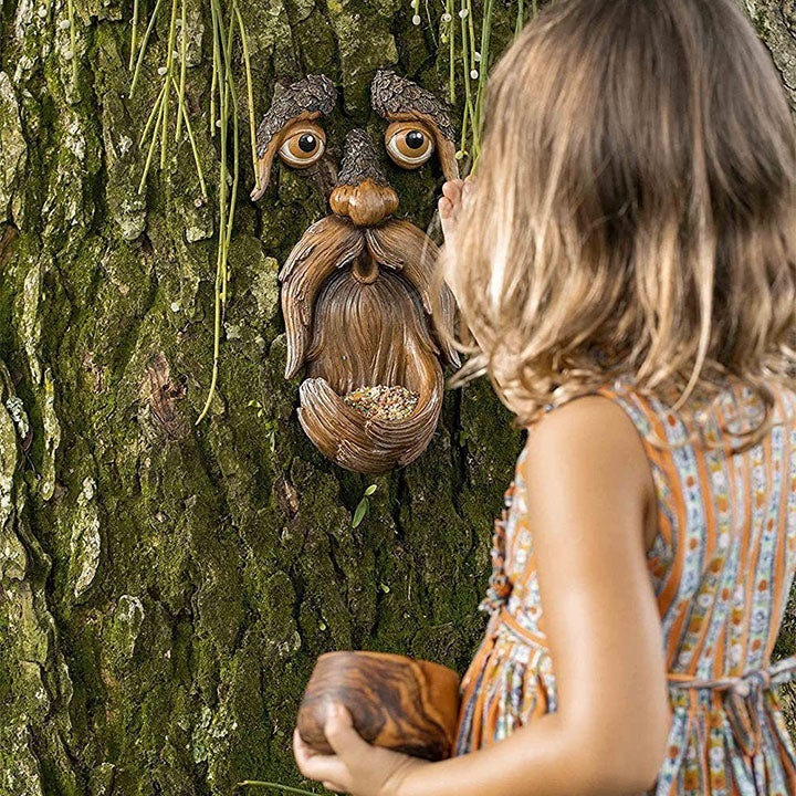 Vivolux | Augen der Natur: Baumgesicht Vogelfutterstation
