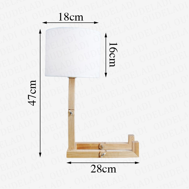 Vivolux | Robot Form Holz Tischlampe