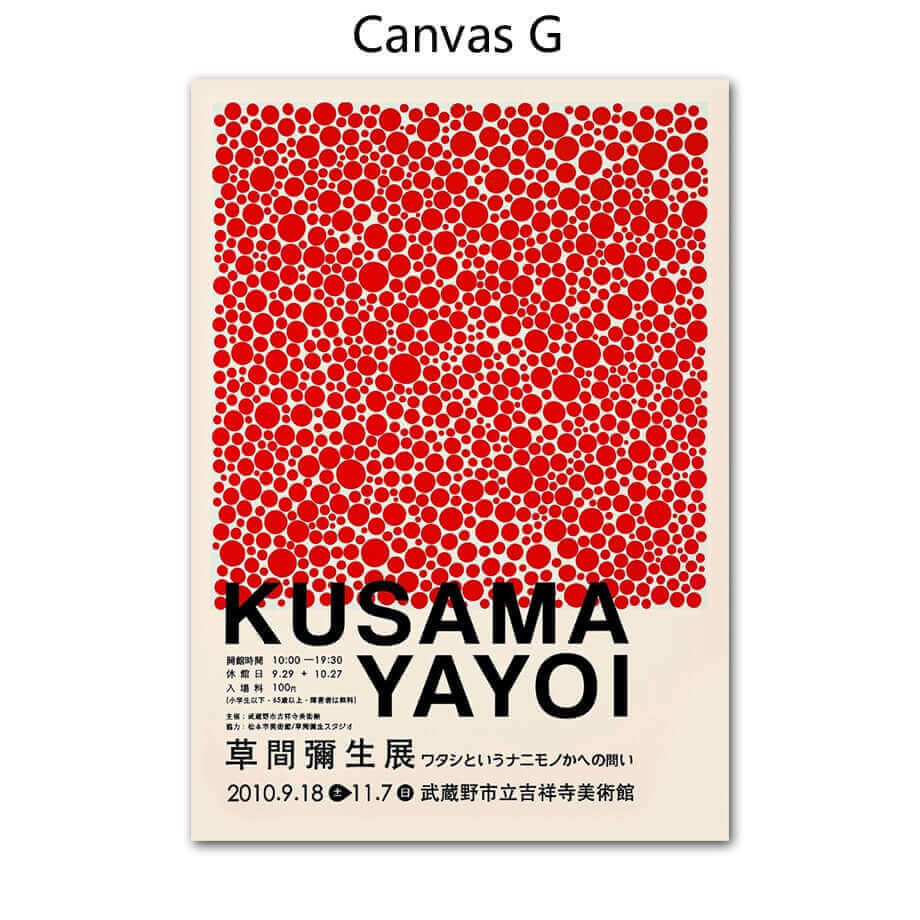 Vivolux | Yayoi Kusama Abstrakt Premium Poster