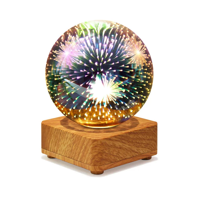 Vivolux | Night Light Starry Sky Star Heart Colorful Atmosphere Multiple USB Table Desk Lamp Ball Home Bedroom Decoration Christmas Gift