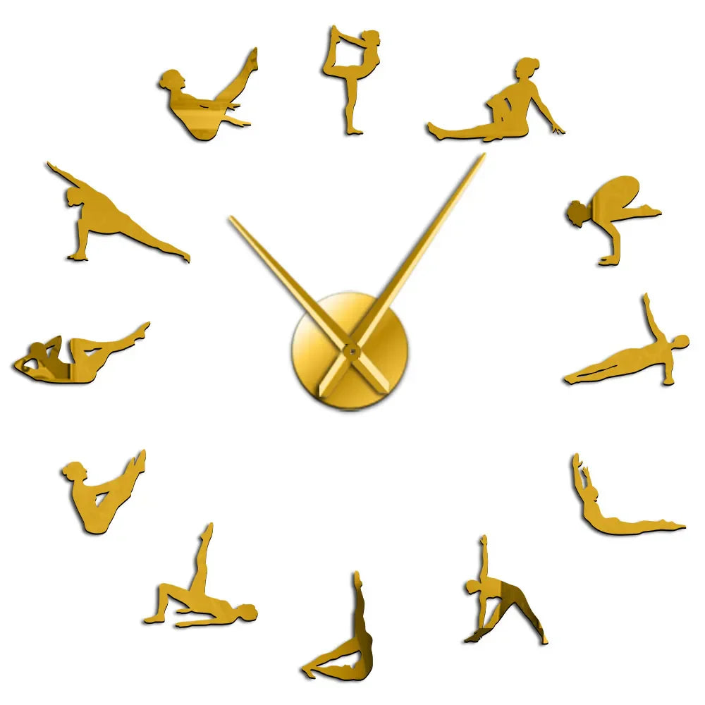 Vivolux | Pilates Posen DIY Wanduhr