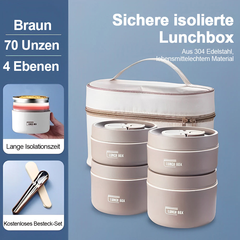 Vivolux | Tragbares isoliertes Lunchbox-Set